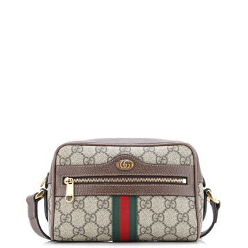 Gucci Ophidia Shoulder Bag GG Coated Canvas Mini