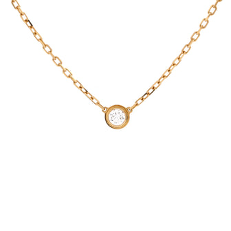 Cartier Cartier D'Amour Pendant Necklace 18K Yellow Gold and Diamond Small