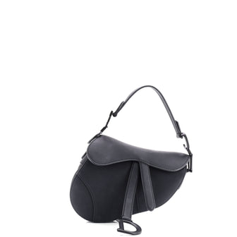 Christian Dior Ultra Matte Saddle Handbag Leather Mini