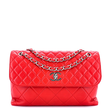 Chanel In The Business Flap Bag Quilted Calfskin Maxi