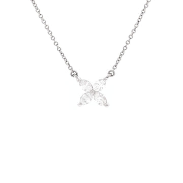 Tiffany & Co. Victoria Pendant Necklace Platinum with Diamonds Medium