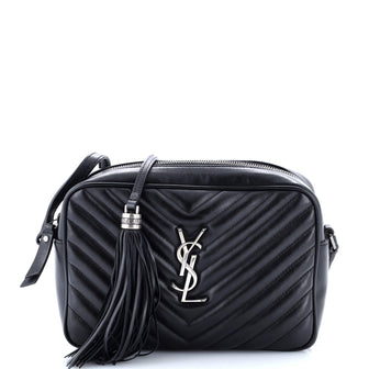 Saint Laurent Lou Camera Bag Matelasse Chevron Leather Small