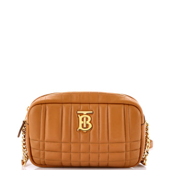 Burberry Lola Camera Bag Quilted Leather Small
