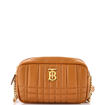 Burberry Lola Camera Bag Quilted Leather Small