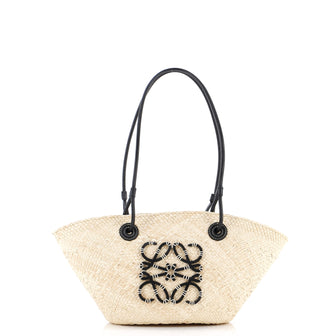 Loewe Anagram Basket Tote Raffia Small