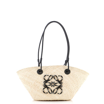 Loewe Anagram Basket Tote Raffia Small