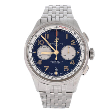 Breitling Premier B01 Chronograph Automatic Watch Stainless Steel 42