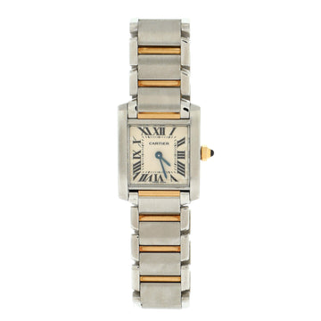 Cartier Tank Francaise Quartz Watch Stainless Steel and Yellow Gold 20