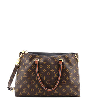 Louis Vuitton Pallas Tote Monogram Canvas with Leather