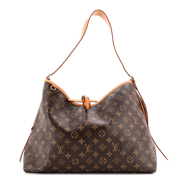 Louis Vuitton CarryAll Hobo Monogram Canvas MM
