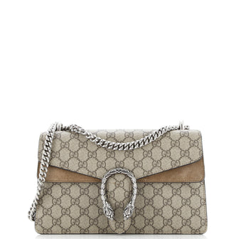 Gucci Dionysus Bag GG Coated Canvas and Leather Small