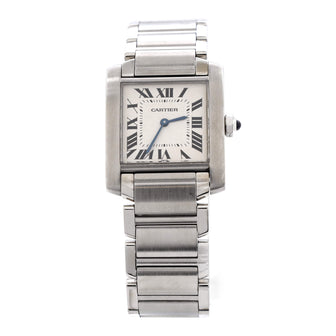 Cartier Tank Francaise Quartz Watch Stainless Steel 25