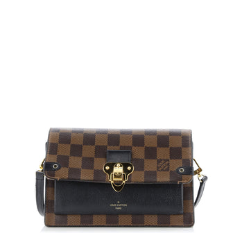 Louis Vuitton Vavin Chain Wallet NM Damier with Leather