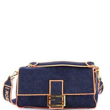 Fendi Baguette NM Bag Denim Large