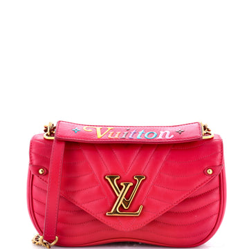 Louis Vuitton New Wave Chain Bag Quilted Leather MM