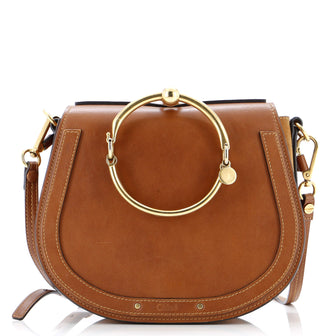 Chloe Nile Crossbody Bag Leather Medium