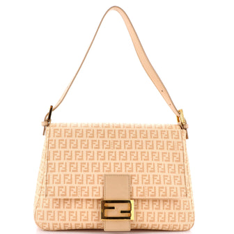 Fendi Mama Forever Bag Zucchino Coated Canvas