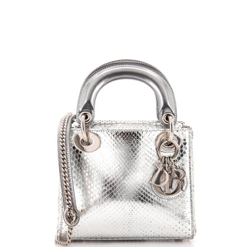 Christian Dior Lady Dior Chain Bag Python Mini