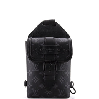 Louis Vuitton Saumur Slingbag Monogram Eclipse Canvas