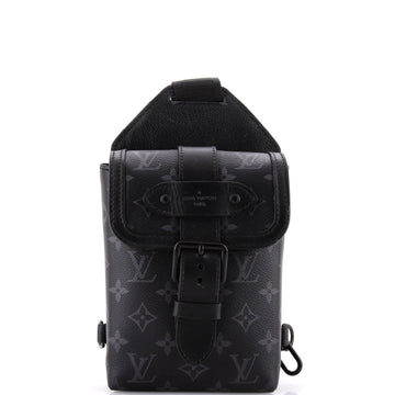 Louis Vuitton Saumur Slingbag Monogram Eclipse Canvas