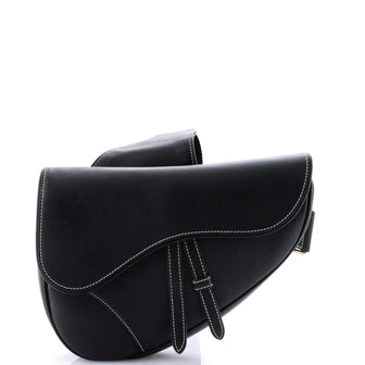 Christian Dior Saddle Crossbody Bag Leather