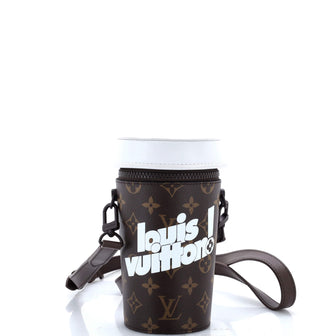 Louis Vuitton Coffee Cup Convertible Pouch Everyday Signature Vintage Monogram Canvas