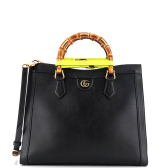 Gucci Diana NM Bamboo Handle Tote Leather Medium