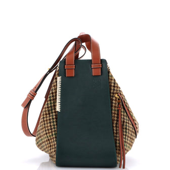 Loewe Hammock Bag Leather and Tweed Small