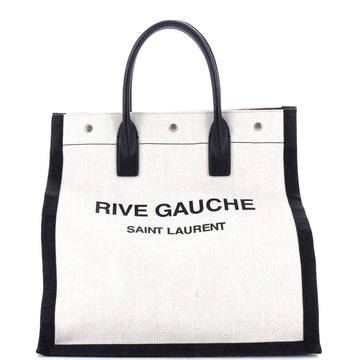 Saint Laurent Rive Gauche Shopper Tote Canvas Tall
