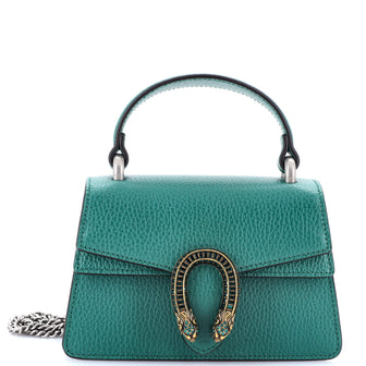 Gucci Dionysus Top Handle Bag Leather with Crystals Mini