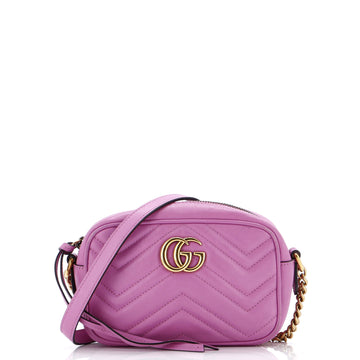 Gucci GG Marmont Shoulder Bag Matelasse Leather Mini