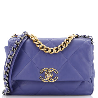 Chanel 19 Flap Bag Quilted Leather Medium