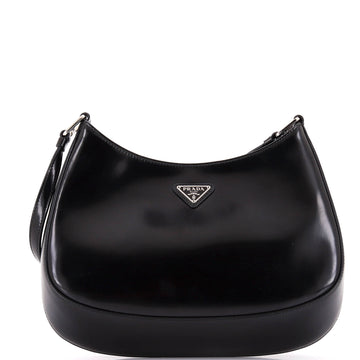 Prada Cleo Shoulder Bag Spazzolato Leather Medium