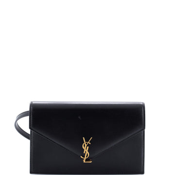 Saint Laurent Cassandre Envelope Belt Bag Leather Mini