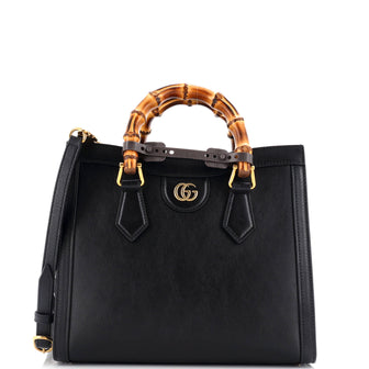 Gucci Diana NM Bamboo Handle Tote Leather Small