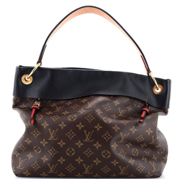 Louis Vuitton Tuileries Hobo Monogram Canvas with Leather