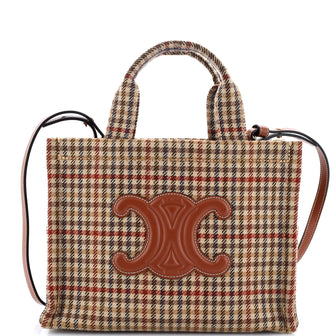 Celine Cabas Thais Tote Tweed Small