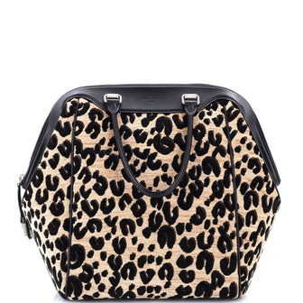 Louis Vuitton North South Bag Limited Edition Stephen Sprouse Leopard Chenille