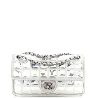 Chanel Ice Cube Flap Bag Quilted Vinyl