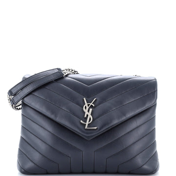 Saint Laurent Loulou Shoulder Bag Matelasse Chevron Leather Medium