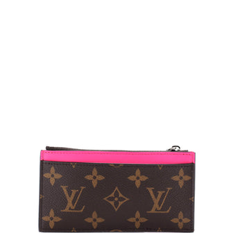 Louis Vuitton Coin Card Holder Macassar Monogram Canvas