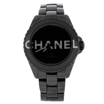 J12 Wanted de Chanel Automatc Watch Ceramic and Stainless Steel 38