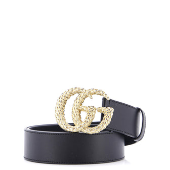 Gucci Scales GG Marmont Belt Leather Wide