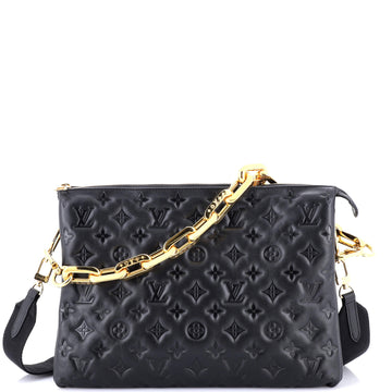 Louis Vuitton Coussin Bag Monogram Embossed Lambskin MM