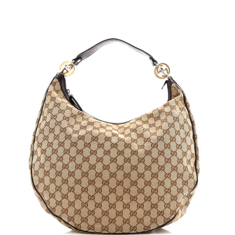 Gucci Twins Hobo GG Canvas Large