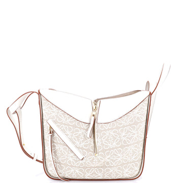 Loewe Hammock Bag Leather and Anagram Jacquard Small