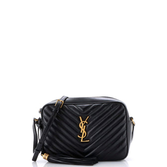 Saint Laurent Lou Camera Bag Matelasse Chevron Leather Small