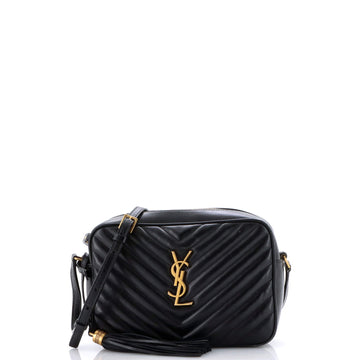 Saint Laurent Lou Camera Bag Matelasse Chevron Leather Small