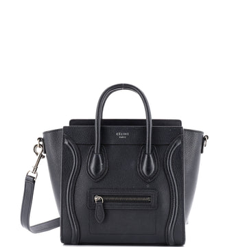 Celine Luggage Bag Grainy Leather Nano