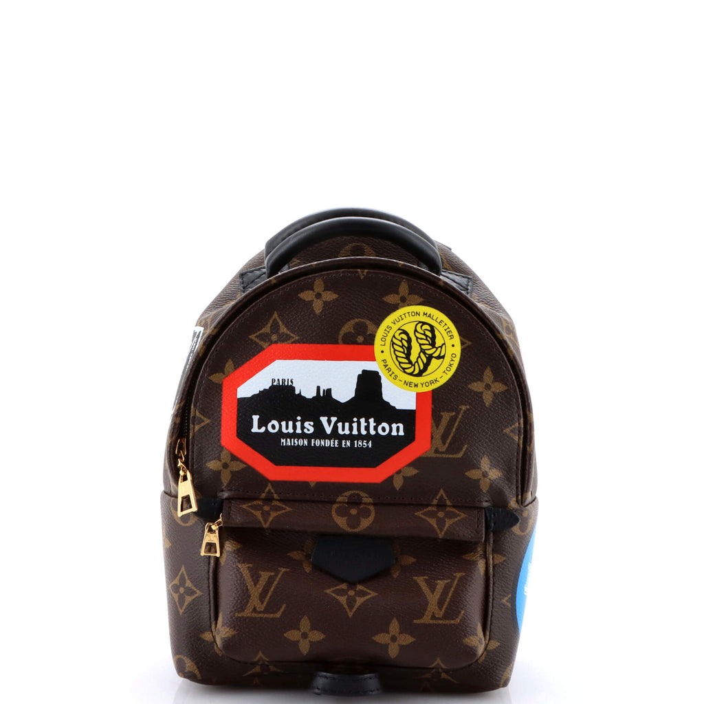 Louis Vuitton Palm Springs Backpack Limited Edition World Tour Monogram  Canvas Mini 333607